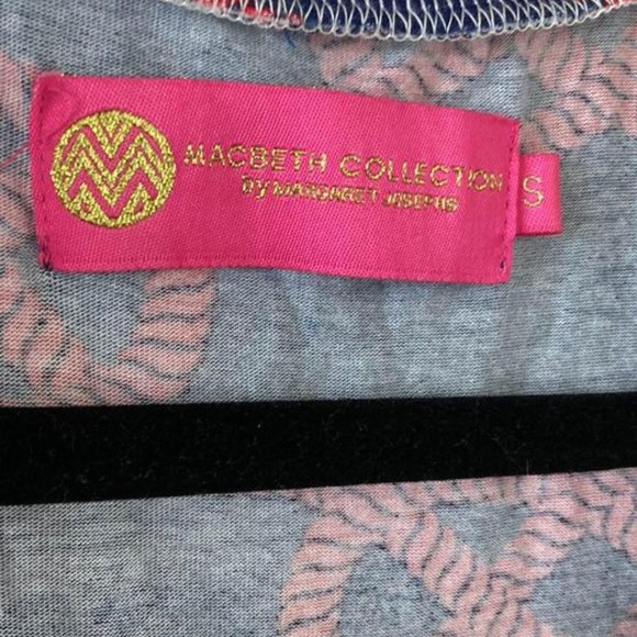 Macbeth Collection Nautical Wrap Dress (S) - Picture 3 of 3